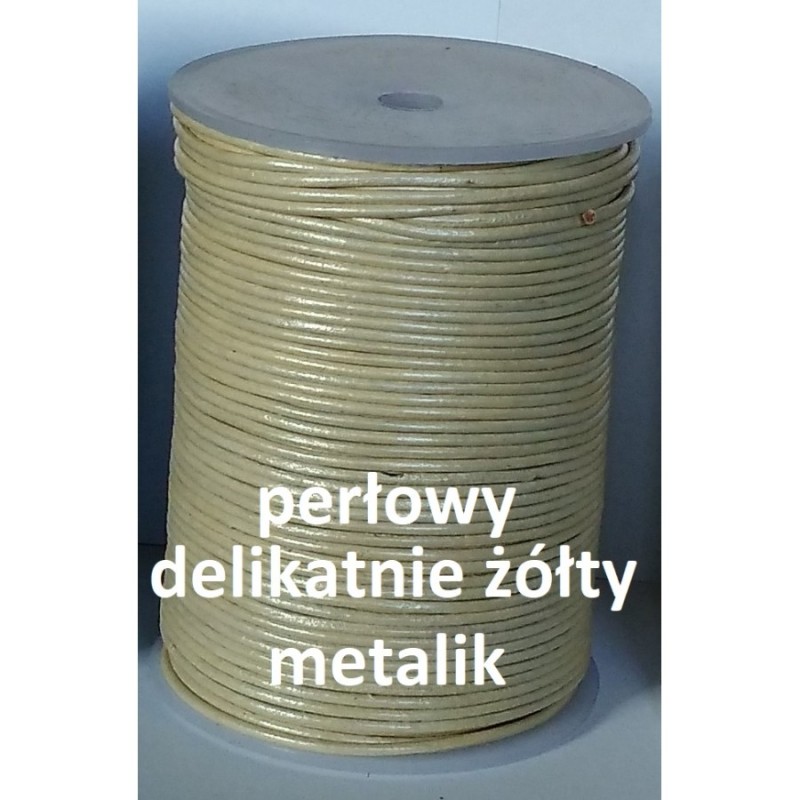 Rzemień płaski skórzany licowy naturalny 3x2mm skóra Rzemień płaski skórzany licowy naturalny 3x2mm skóra